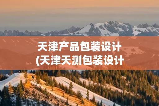 天津产品包装设计(天津天测包装设计公司)