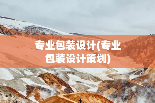 专业包装设计(专业包装设计策划)