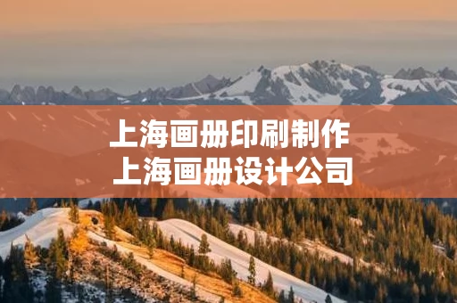 上海画册印刷制作 上海画册设计公司 艺点意创前十