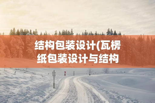结构包装设计(瓦楞纸包装设计与结构)
