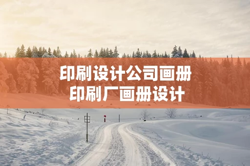 印刷设计公司画册 印刷厂画册设计
