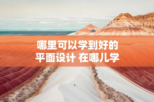哪里可以学到好的平面设计 在哪儿学平面设计