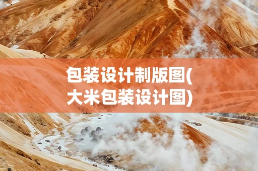 包装设计制版图(大米包装设计图)