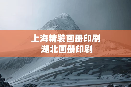 上海精装画册印刷 湖北画册印刷