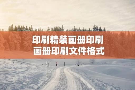 印刷精装画册印刷 画册印刷文件格式