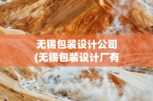 无锡包装设计公司(无锡包装设计厂有哪些)