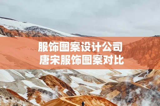 服饰图案设计公司 唐宋服饰图案对比